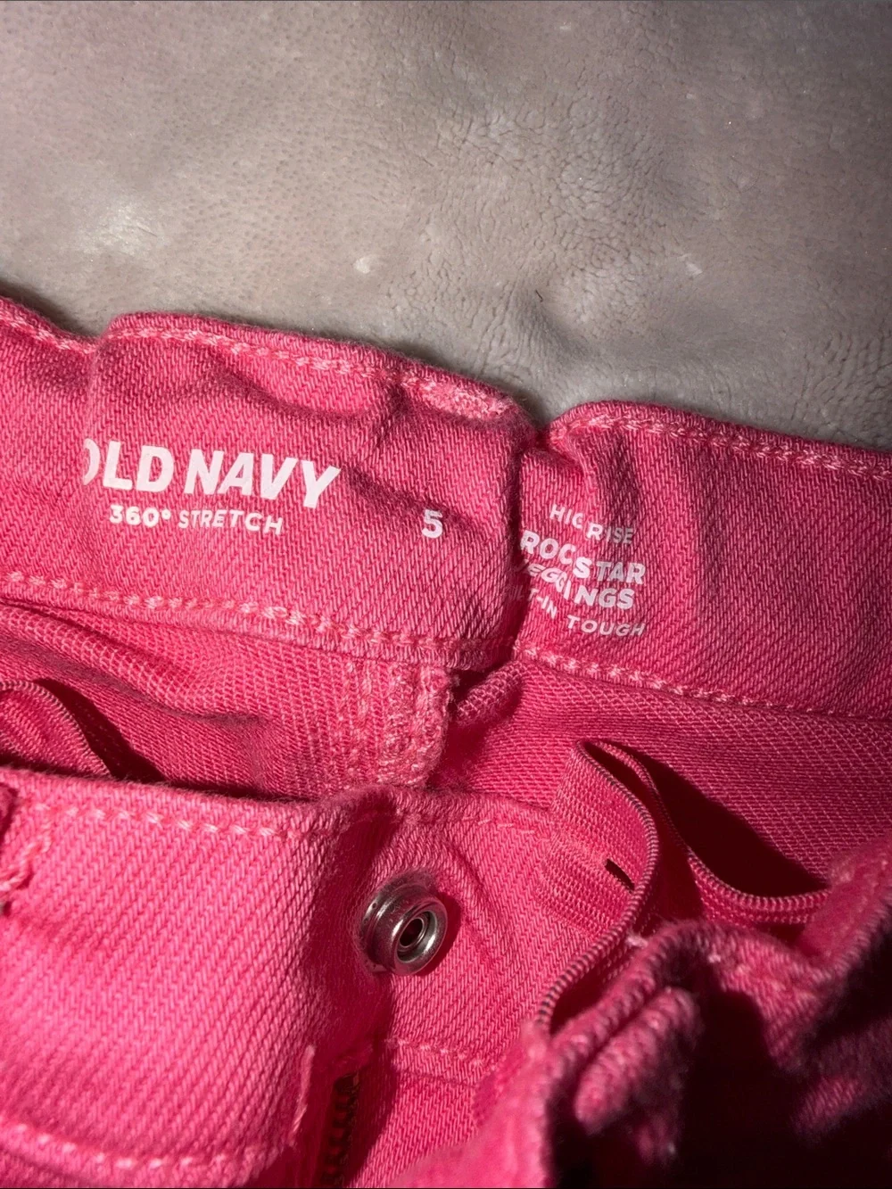 Old Navy Bright Pink Girls Skinny Jeans